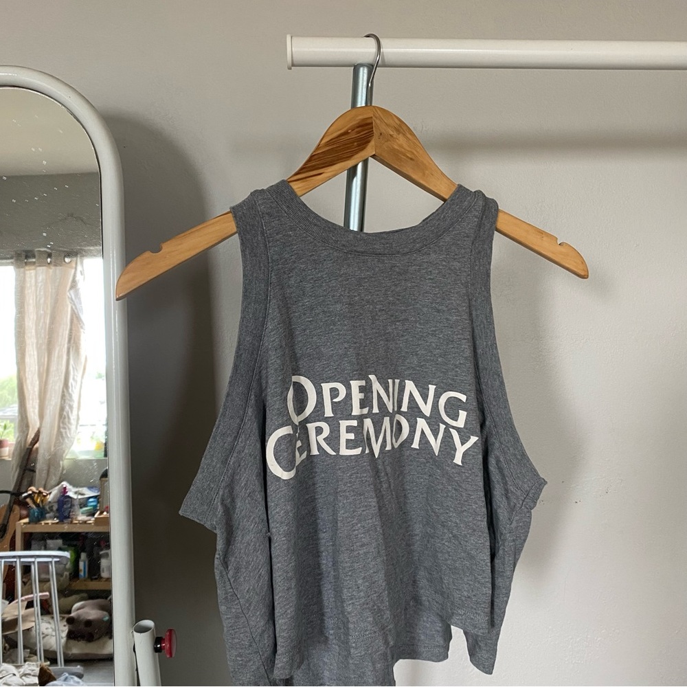 Opening Ceremony Grey Logo Tank